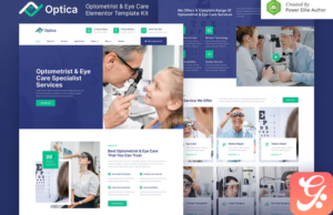 Optica – Optometrist & Eye Care Elementor Template Kit