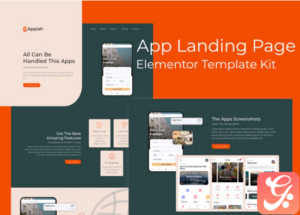 Appiah - App Landing Page Elementor Template Kit