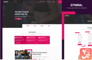 Gymna - Fitness & Gym Elementor Template Kit