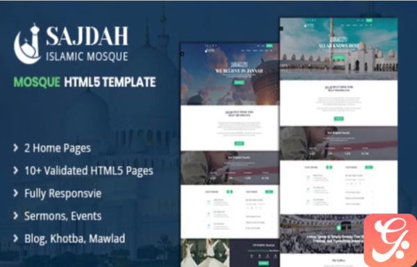 Sajdah - Mosque HTML5 Website Template 1.0