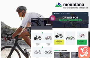 Mountana - Bike Shop WooCommerce Elementor Template Kit