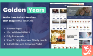 Golden Years - Senior Suits & Services Website Template 1.0
