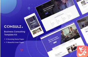 Consulz - Consulting Company Elementor Template Kit