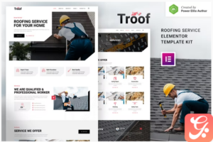 Troof – Roofing Service Elementor Template Kit