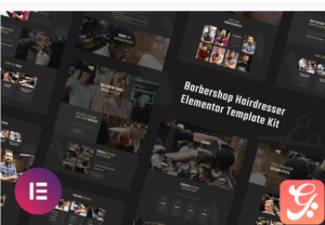 Nelson - Barbershop & Hairdresser Elementor Template Kit