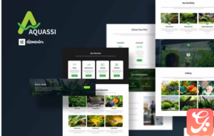 Aquassi - Aquascape Shop Elementor Template Kit