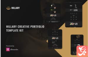 Hillary - Creative Portfolio Elementor Template Kit