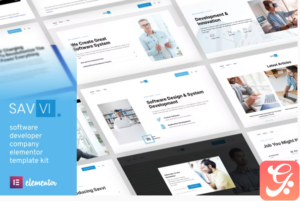 Savvi - Software Developer Company Elementor Template Kit