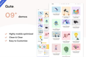 Gute - Minimalist Blog Elementor Template Kit