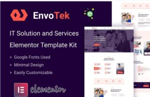 EnvoTek - IT Solution & Services Elementor Template Kit