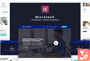 Microtech - Tech Business Elementor Template Kit
