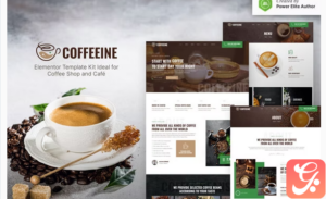 Coffeeine – Coffee Shop & Cafe Elementor Template Kit