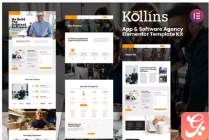 Kollins - App & Software Agency Elementor Template Kit