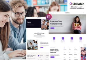 Skillable - Education and Learn Elementor Template Kit