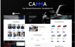 Camma - Car Rental Elementor Template Kit