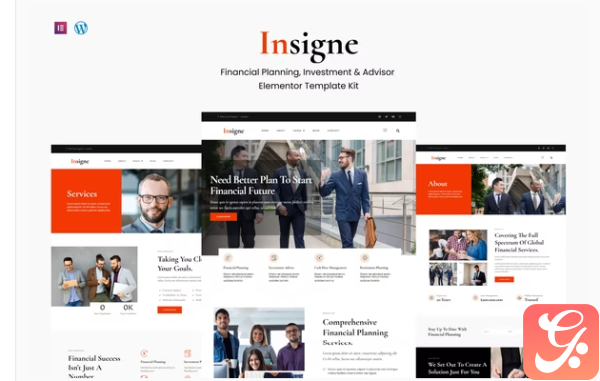 Insigne Financial Business Investment Elementor Template Kit