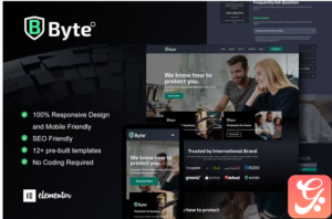 Byte - Cyber Security Business Elementor Template Kit