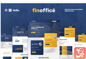 FinOffice - Finance & Accounting Elementor Template Kit