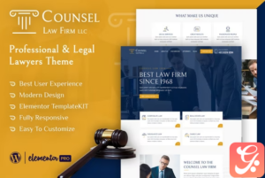 Counsel - Law Firm Elementor Template Kit