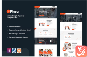 Finsa - Consulting & Agency Elementor Template Kit