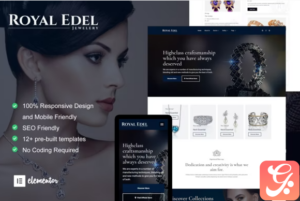 Edel - Luxury Jewelry Elementor Template Kit