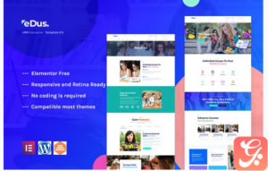 Edus - Online Education Elementor Template Kit