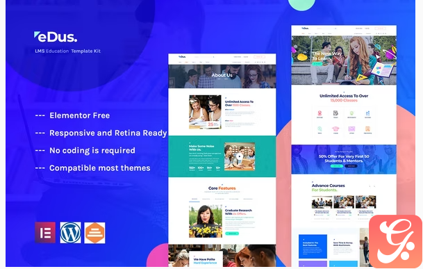 Edus - Online Education Elementor Template Kit