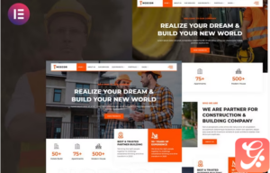 Ngecor - Construction & Building Company Elementor Template Kit