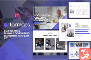 Tarmacs - Corporate & Finance Consulting Elementor Template Kit