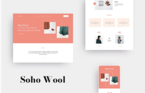 SohoWool - Handmade Craft Patterns Elementor Template Kit