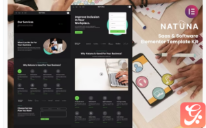 Natuna - Saas & Software Elementor Template Kit