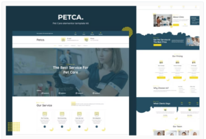 Petca - Pet Care Elementor Template Kit