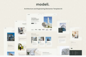 Modeli - Architecture & Engineering Elementor Template kit