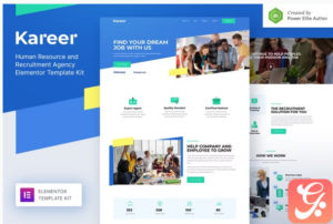 Kareer – Human Resource & Recruitment Agency Elementor Template Kit