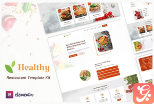 Healthy Restaurant Elementor Template Kit