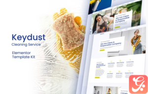 Keydust - Cleaning Service Elementor Template Kit