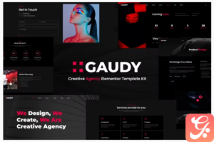 Gaudy – Dark Digital Agency Elementor Template Kit