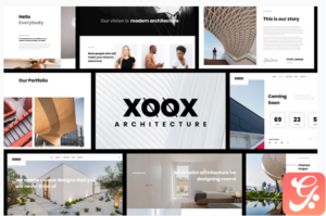 XOOX - Architecture Agency Elementor Template Kit