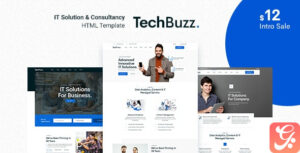 TechBuzz - Technology IT Solutions & Services HTML5 Template