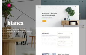 Bianca | Architecture & Interior Elementor Template Kit