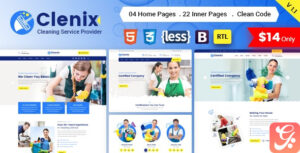 Cleanix - Cleaning Services HTML Template