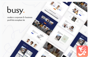 Busy | Modern Corporate & Business Portfolio Elementor Template Kit