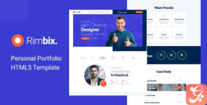 Rimbix - One Page Personal Portfolio HTML5 Template