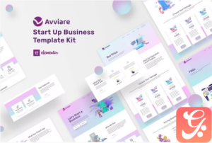 Avviare Start Up Business Elementor Template Kit