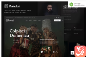 Randai – Theater Entertainment & Performing Arts Elementor Template Kit