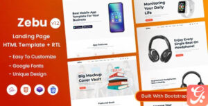 Zebu - Multipurpose Landing Page HTML Template