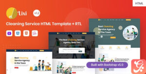 Lixi - Cleaning Service Company HTML Template