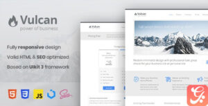 Vulcan - Minimalist Business HTML Template
