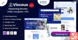 Viscous - Cleaning Services HTML Template