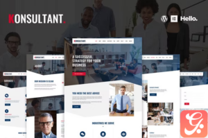 Konsultant - Consultancy Firm Elementor Template Kit